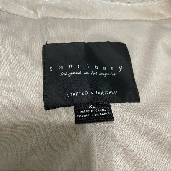 Sanctuary Charmed sequined blazer sequins sparkly jacket womens XL - Picture 3 of 6